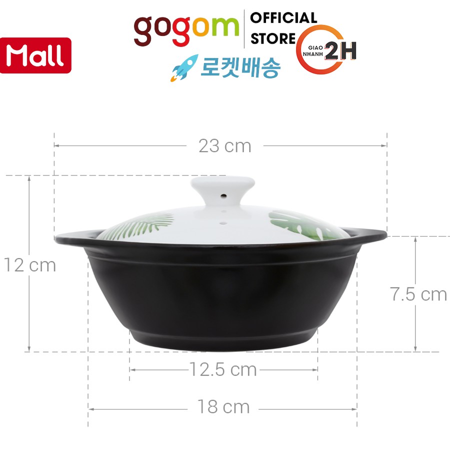 Nồi đất 1.1L DongHwa CS005 IME68 GOG608