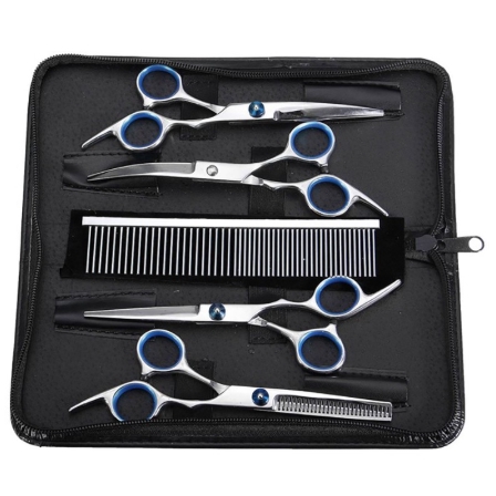 Bộ 6 Dụng Cụ Kéo Cắt Tỉa Lông Thú Cưng