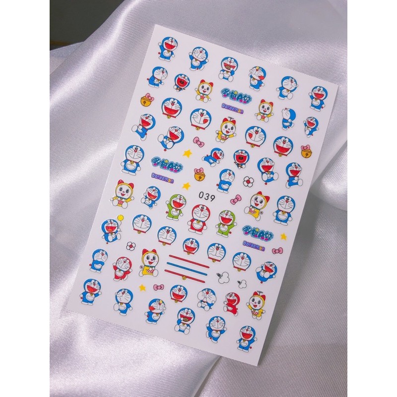 Stiker dán móng hoạt hình