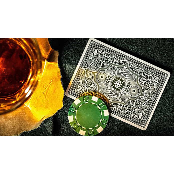 Bài tây ảo thuật chính hãng từ Mỹ : Green Cohorts (Luxury-pressed E7) Playing Cards