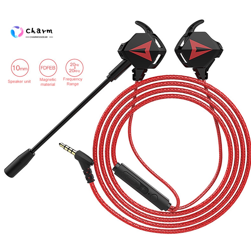 [CI] Stock Universal In-Ear Stereo Earphone Gaming Headphone with Mic for Android iPhone