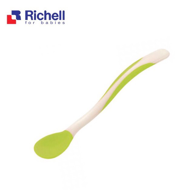 Richell - Thìa mềm xanh lá