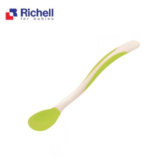 Richell - Thìa mềm xanh lá
