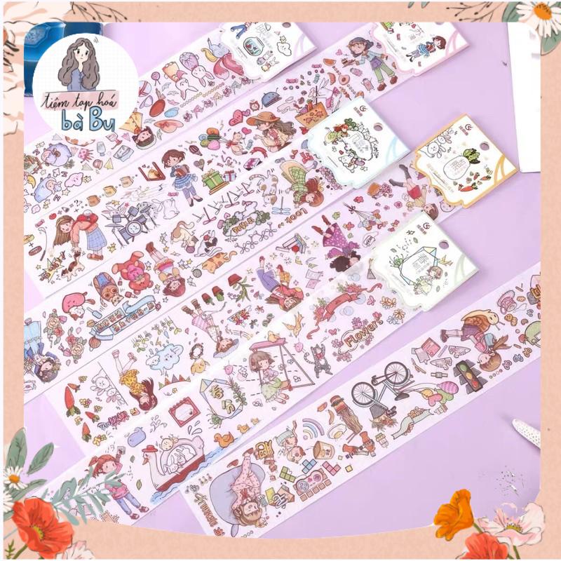 Dây washi stickers 35cm là con gái thật tuyệt 🙄