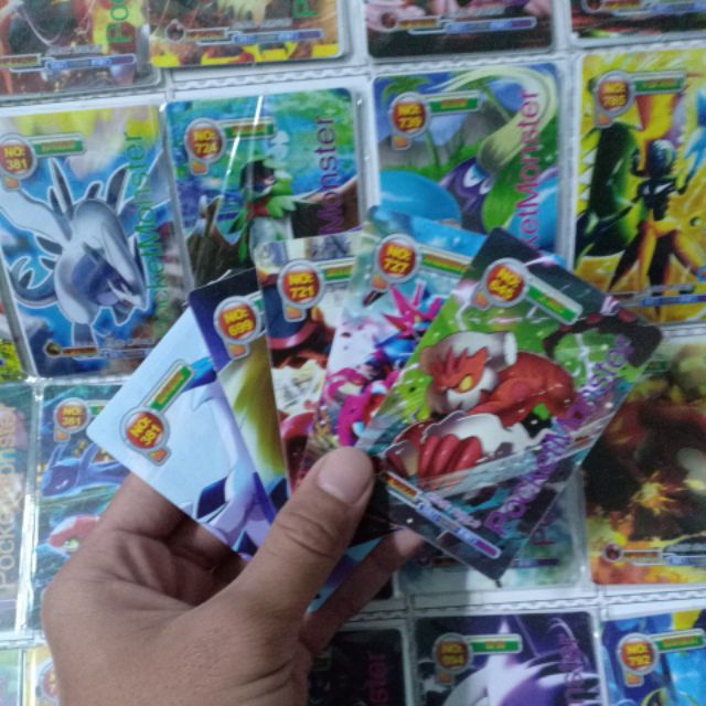 Thẻ bài Pokemon nhựa dẻo
