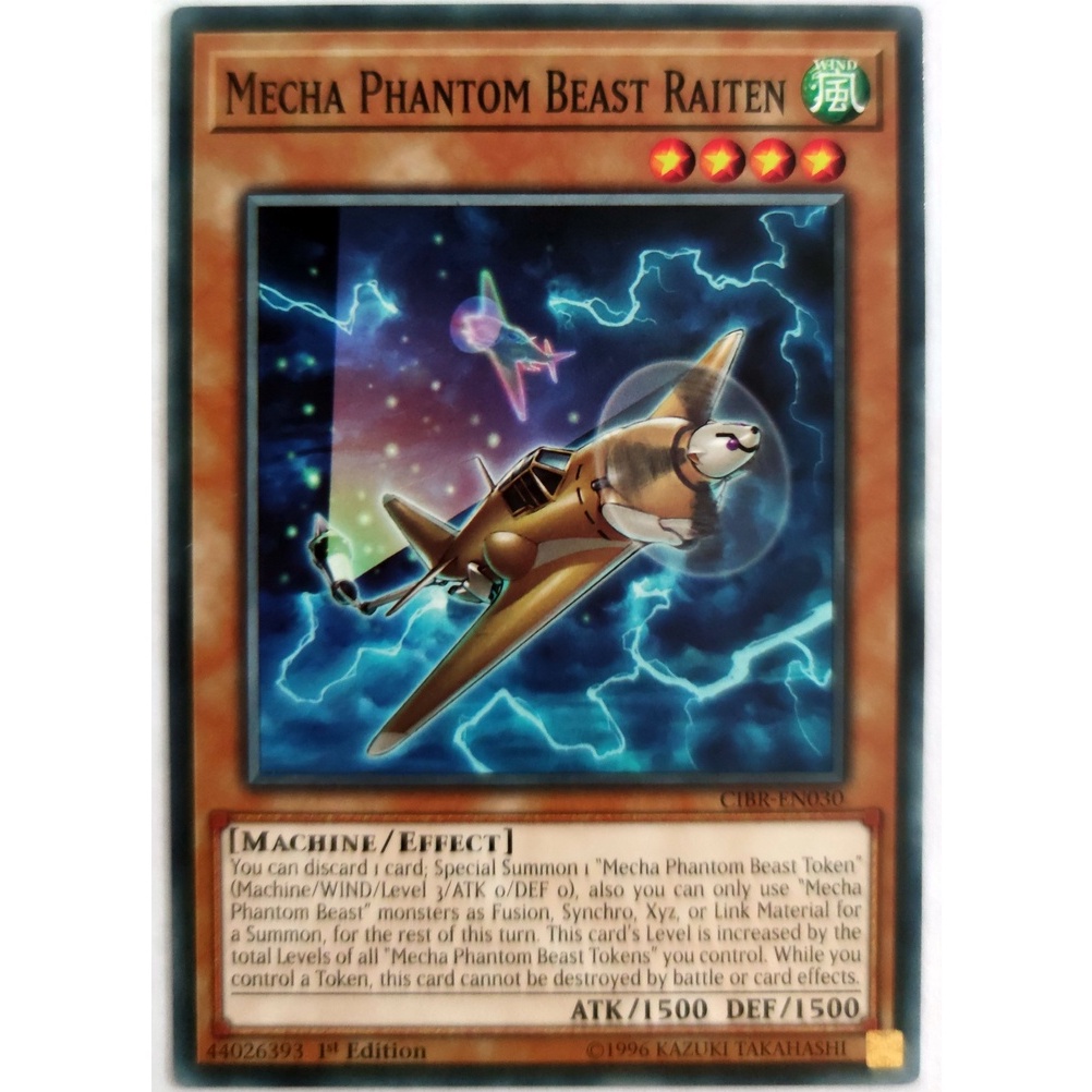 [Thẻ Yugioh] Mecha Phantom Beast Raiten |EN| Common