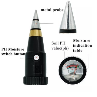 Đo độ ẩm và pH đất Yieryi Soil pH tester Gardening plants