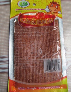 Snack Sườn bò thơm cay  ( 1 bịch x 50 gói )