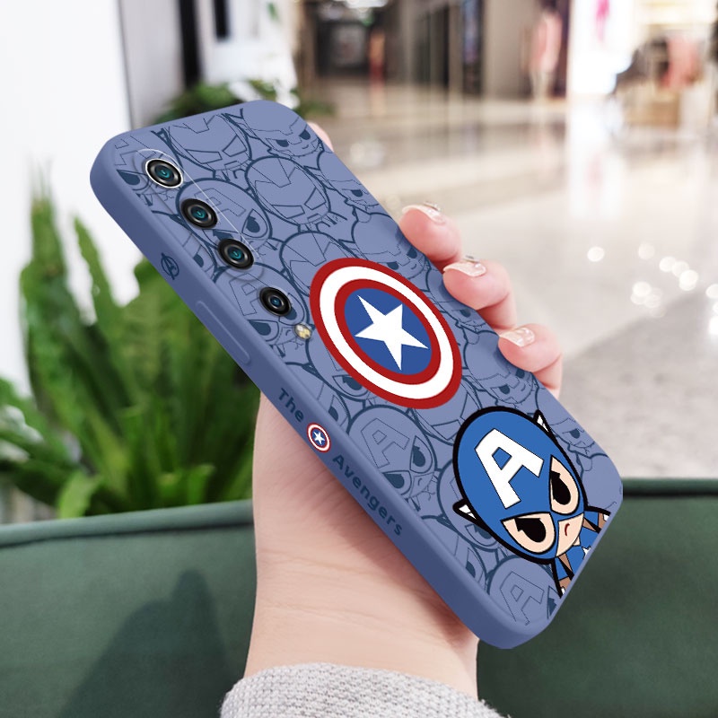 Ốp Điện Thoại Bằng Silicon Màu Trơn Cho Xiaomi Mi 10 Pro Lite 10S 9 8