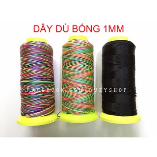(bó 5 mét) dây dù 7 màu loại bóng [nguyên liệu thủ công, phụ liệu handmade]