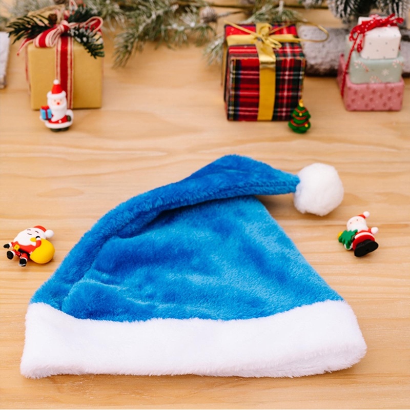 Mũ Ông Già Noel Bằng Lông Nhung Dễ Thương Xinh Xắn