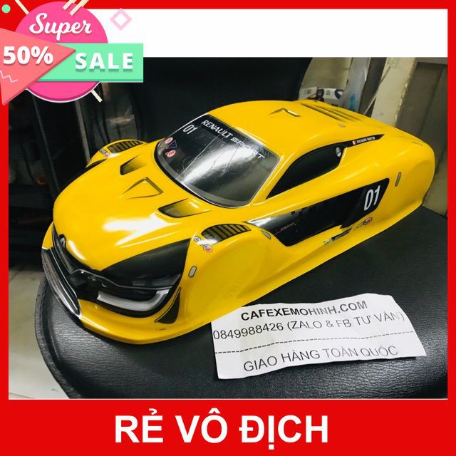Vỏ body xe shell car cho xe điều khiển rc 1/10 ms6