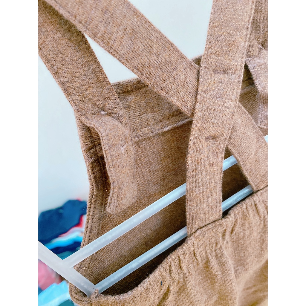 Quần yếm da cá cho bé