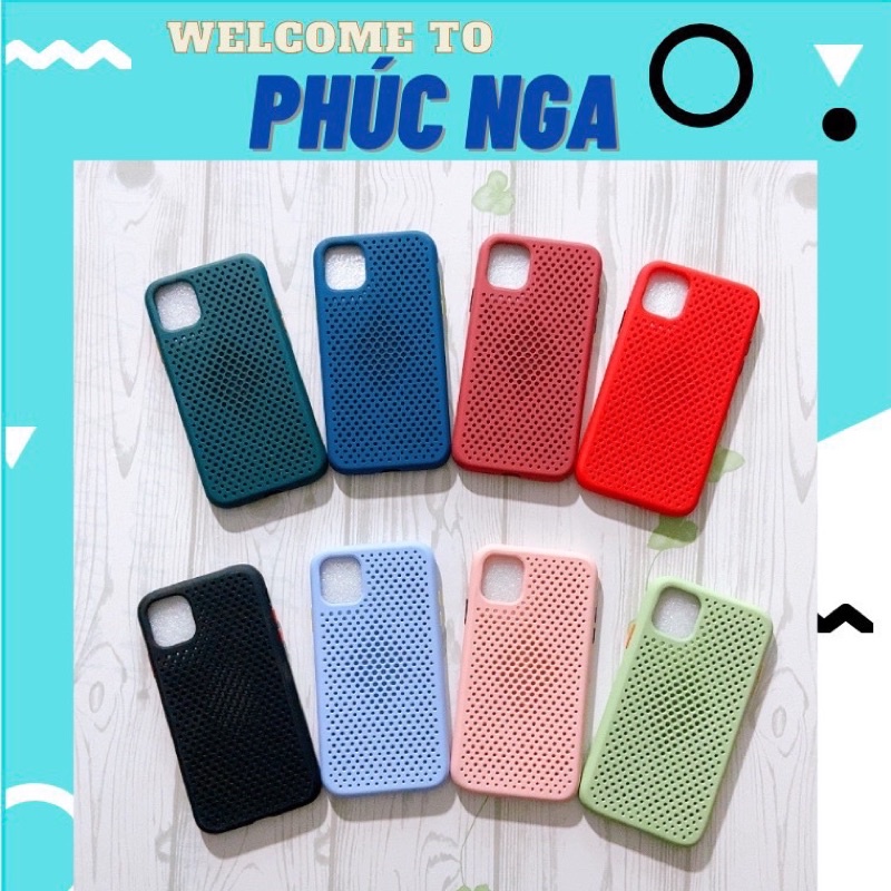 Ốp lưng chống bẩn tản nhiệt iPhone 6/6s/6 plus/6s plus/X/Xs/11/11 Pro Max