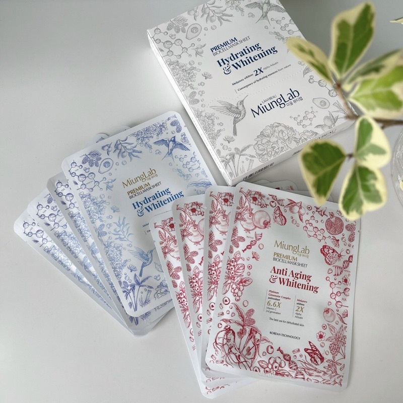 Mặt Nạ Miung Lab Chính Hãng Công Ty LÁNY BEAU Hộp 7 Miếng