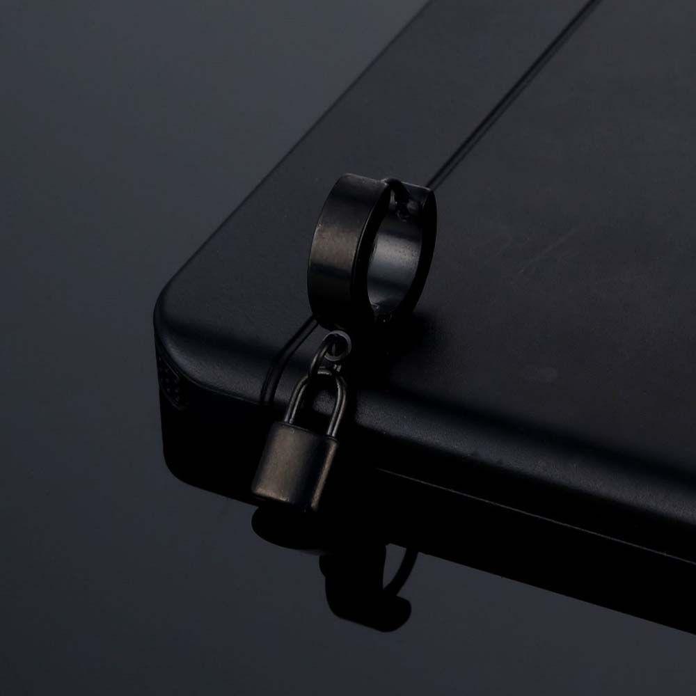 Khuyên Tai Dạng Vòng Phối Tua Rua Hình Rắn Bằng Thép Không Gỉ Phong Cách Hip Hop Thanh Lịch Dành Cho Bạn Nữ