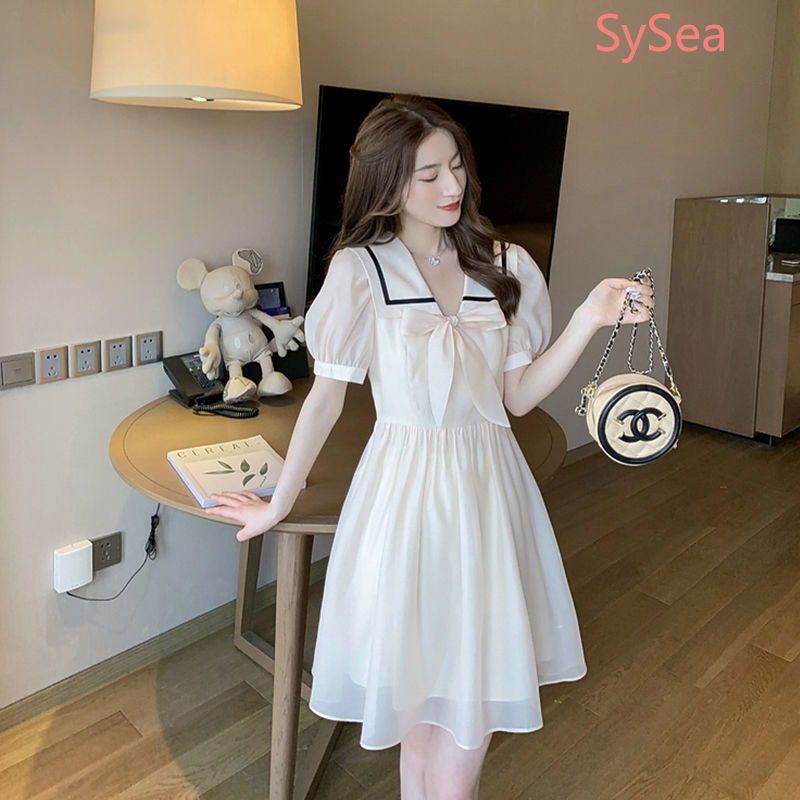Đầm tay ngắn dáng xòe thời trang thanh lịch cho nữ | BigBuy360 - bigbuy360.vn