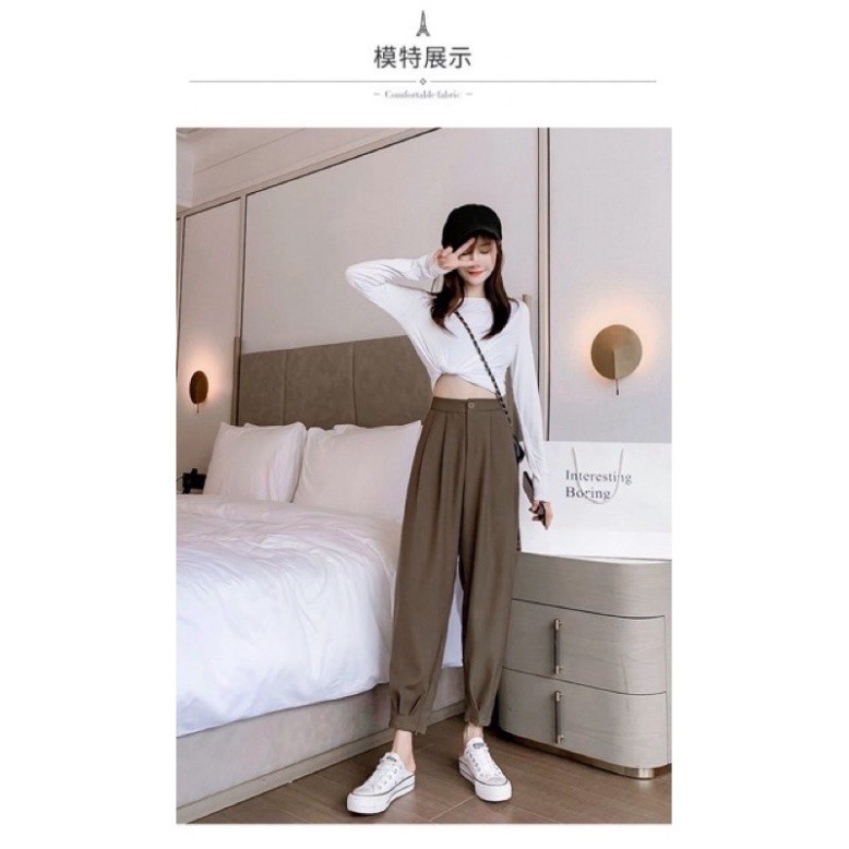 [ Mã FAMAYWA giảm 10K đơn 50K] Quần baggy bo gấu kéo khoá hàng mới ra( ảnh thật/hàng có sẵn) | BigBuy360 - bigbuy360.vn