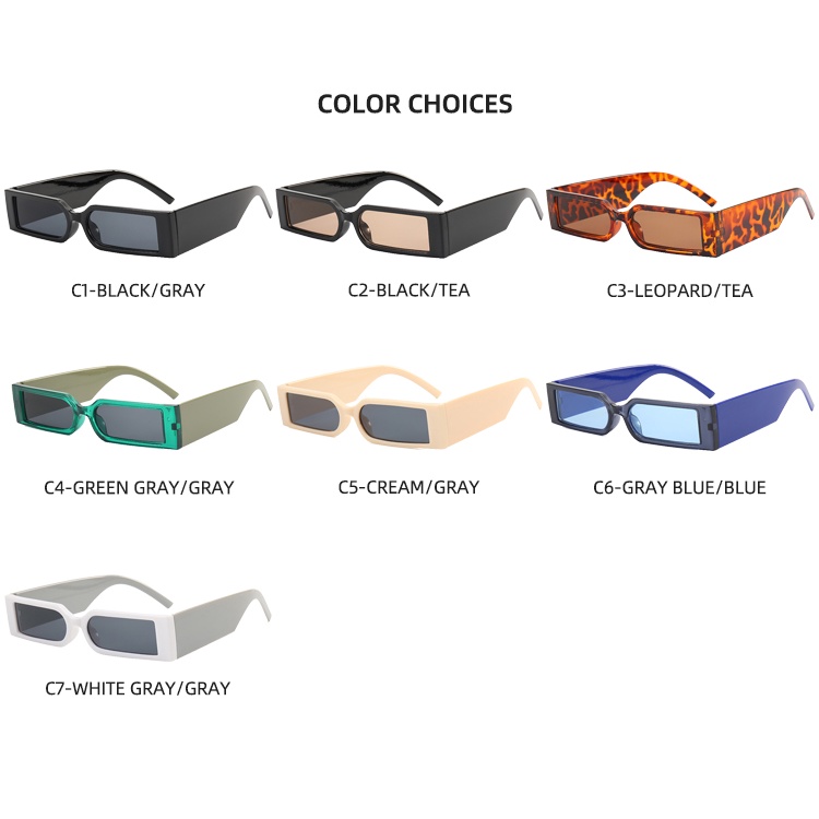 Kính mát gọng rộng phong cách hip hop 2021 sành điệu thời trang