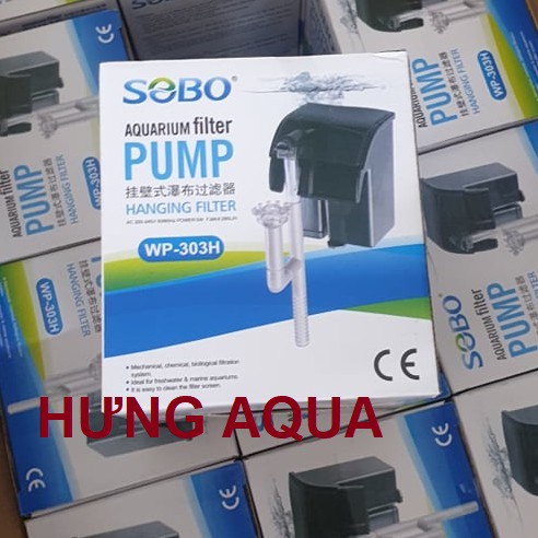 Lọc thác bể cá - lọc thác bể cá mini - lọc treo mini SOBO WP 303H 5W, 606H 8W, 607H 12W Jeneca XP-03 XP-06 (hàng cty)