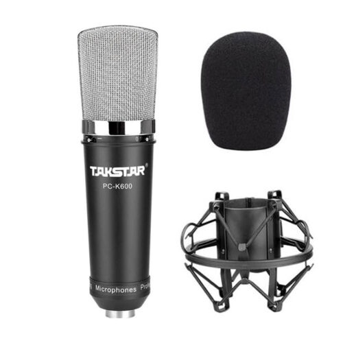 Bộ Mic Livestream Hát Karaoke Đầy Đủ Sound Card Icon Upod Pro, Mic Takstar PC-K600, Tai Nghe Takstar PRO 82 &amp; Phụ Kiện