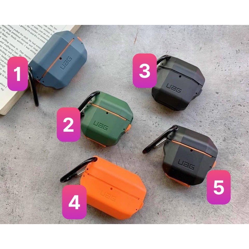 Case UAG Airpods 1 2 Pro chống vỡ, chống nước, bảo vệ 100% - Vỏ bảo vệ bọc Airpod Rugged