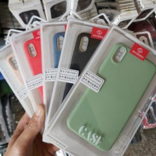 Ốp lưng dẻo màu IPhone X/XS Max hiệu KT Desing chống bám bẩn