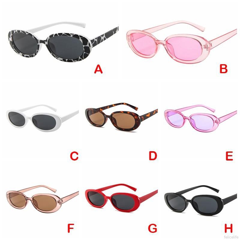 Kính mát thời trang khung oval cho nữ