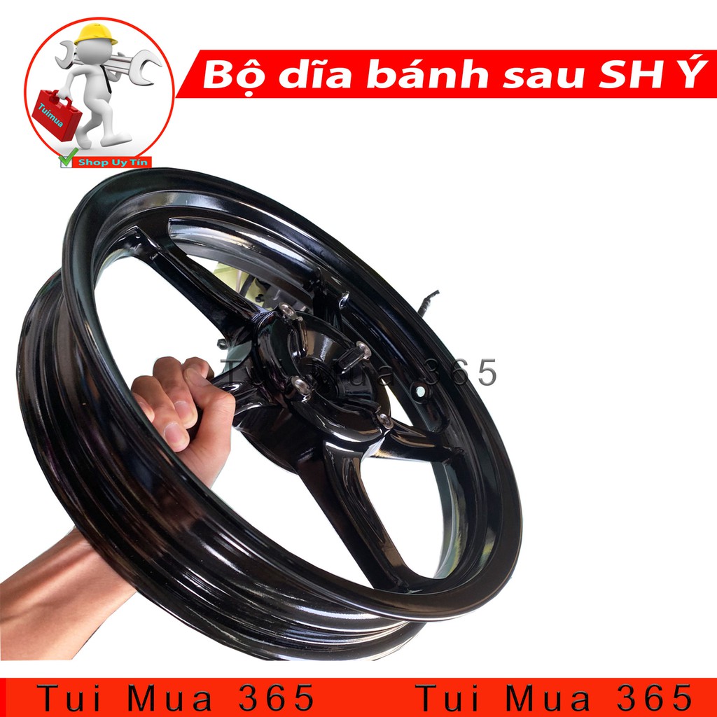 Full Bộ Thắng Dĩa Sau Honda SH, A Còng, Dypan