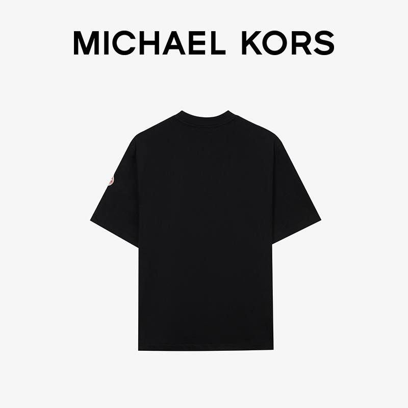 Áo Thun Tay Ngắn Cổ Tròn In Chữ Michael Kors Thời Trang Cho Nam Và Nữ