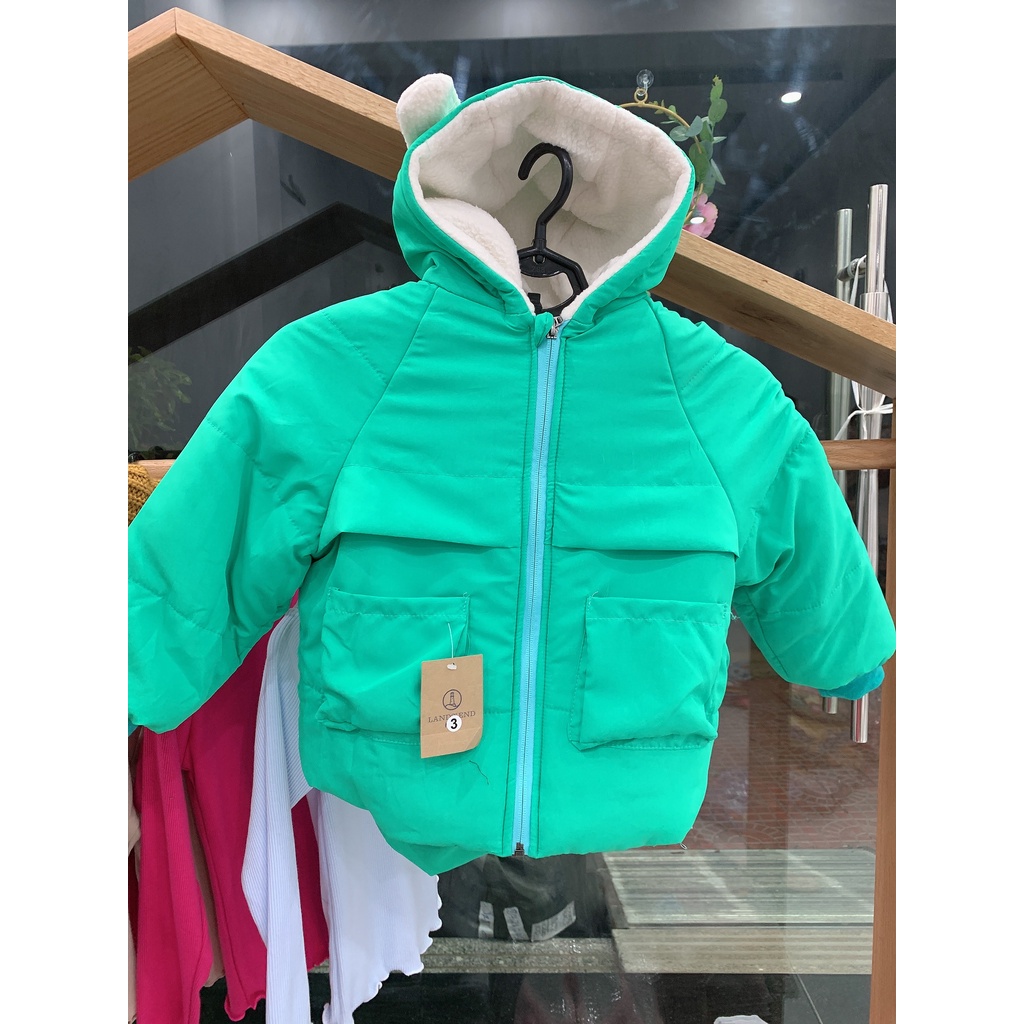 Áo Phao Lông Cừu 3 Lớp , Áo Khoát Cho Bé Trai Bé Gái Nhiều Màu Sắc