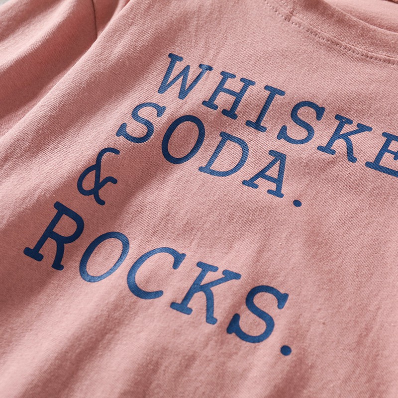 NUZIRO  Áo Thun Tay Ngắn Form Rộng In Chữ Phong Cách Cá Tính Hàn Quốc