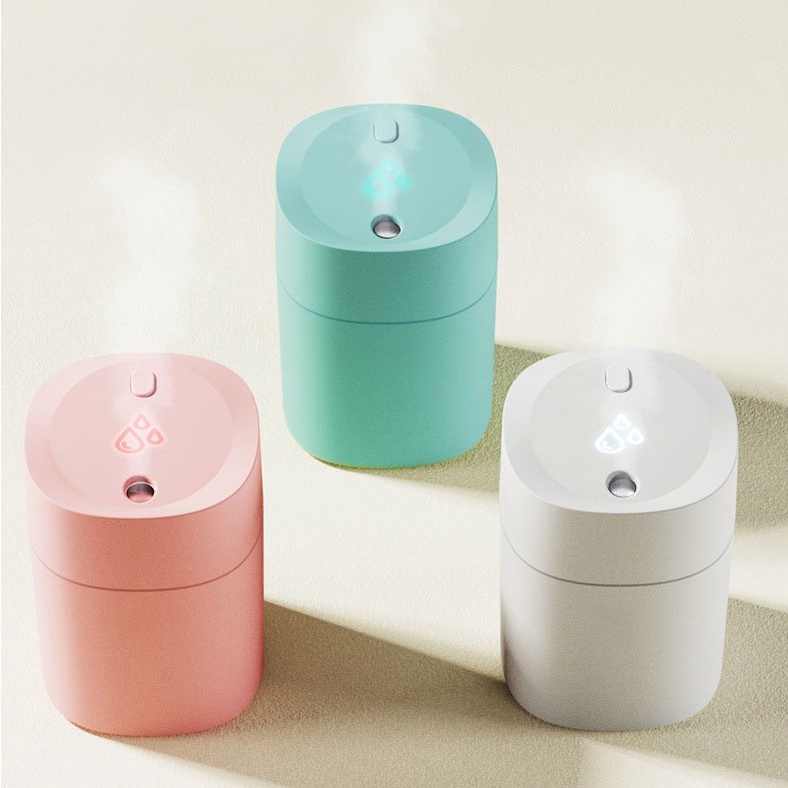 Máy Phun Sương Tạo Độ Ẩm Mini 220ML HUMIDIFIER Khuếch Tán Tinh Dầu Xông Phòng Dùng Trong Phòng Ngủ Và Xe Hơi Toả Hương