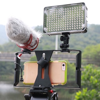 Video Camera Cage Stabilizer Film Making Rig For Smart Phone Video Rig Bracket