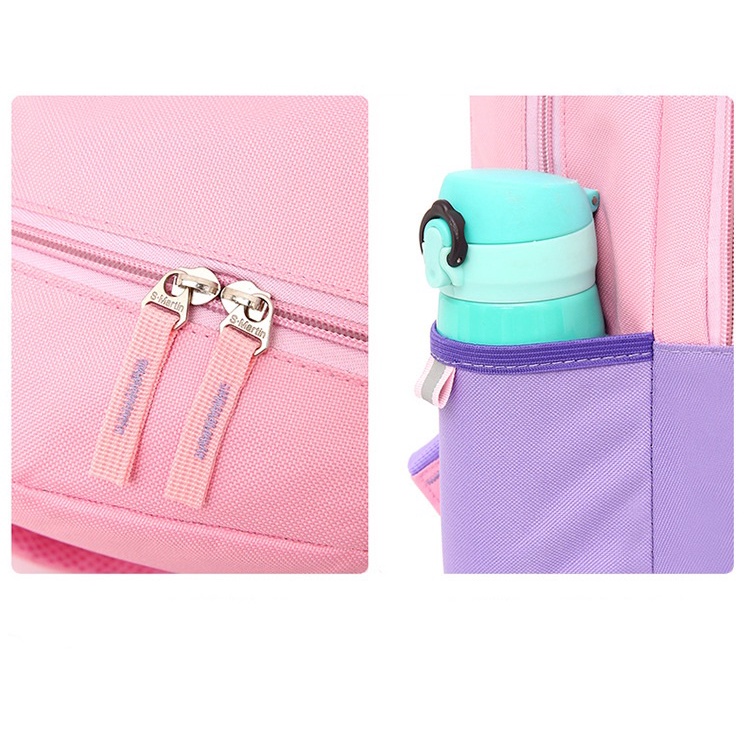Balo Họa Tiết Hoạt Hình Cho Bé Đi Học Mầm Non vải mềm chống thấm nước Size 36CM Hàng Cao Cấp BALO-565