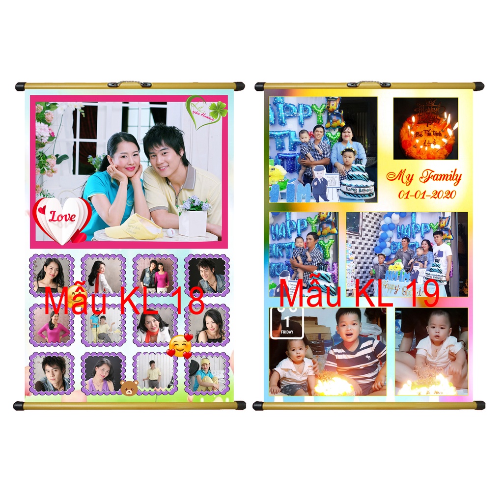 Tranh, Lịch 2023, 2024, 2025 ĐẾN 2030 IN TRÊN VẢI LỤA  40x60 CM