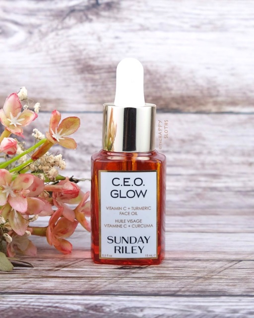 [SUNDAY RILEY MỸ] DẦU DƯỠNG SUNDAY RILEY C.E.O GLOW Vitamin C + Tumeric Face Oil - Giúp da căng bóng, sáng da, mờ thâm