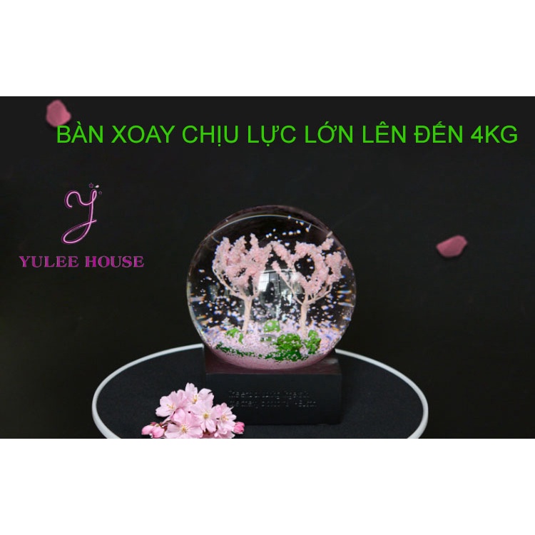 ĐẾ XOAY TỰ ĐỘNG 360 ĐỘ ĐƯỜNG KÍNH 15CM CHỊU LỰC 3KG - HỖ TRỢ CHỤP ẢNH SẢN PHẨM - SẠC USB - BH 6 THÁNG