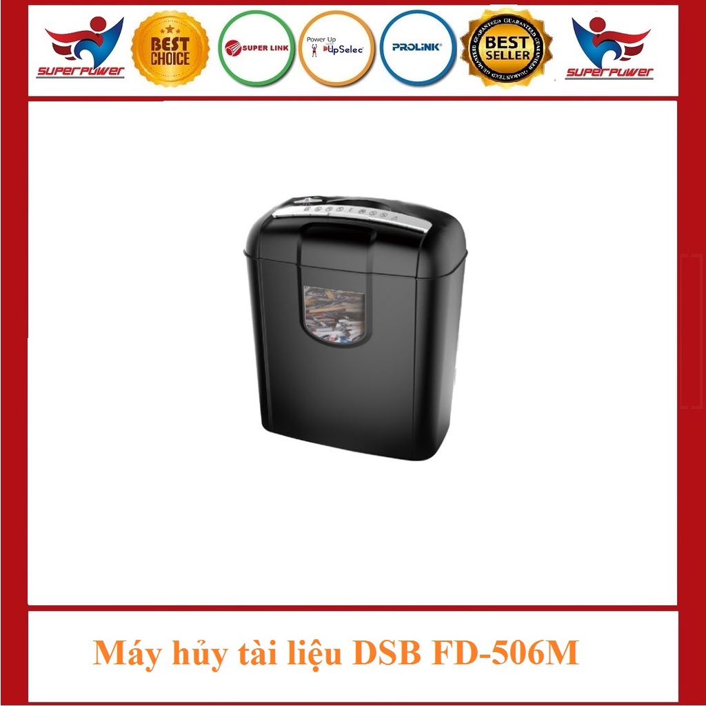 [Mã 254ELSALE giảm 7% đơn 300K] Máy hủy giấy - tài liệu DSB FD-506M