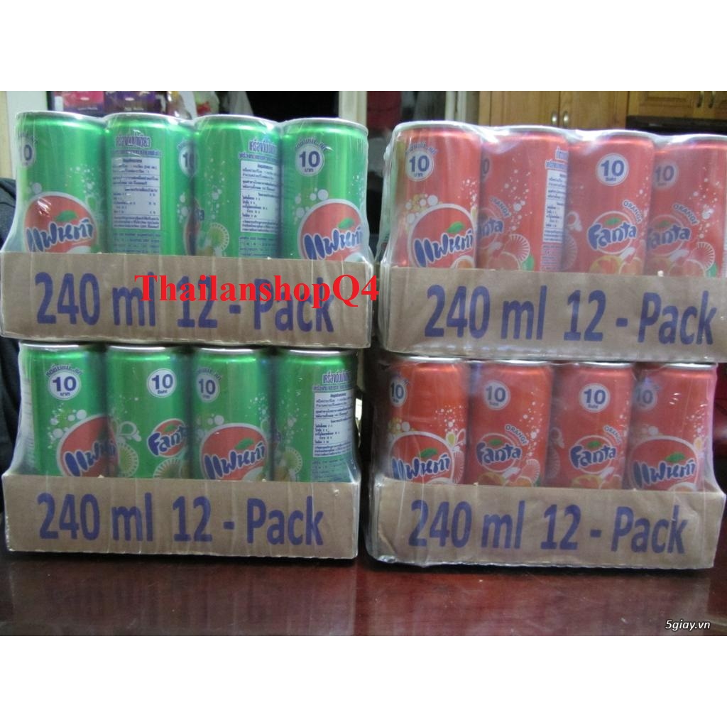 Nguyên thùng 24 lon Nước ngọt Mirinda 275ml Thái Lan