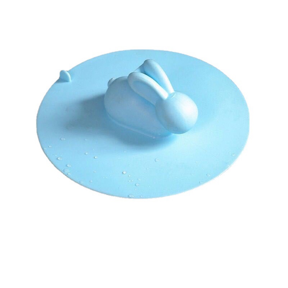 1 Nắp Đậy Lỗ Thoát Nước Bồn Rửa Chén Nhà Bếp Phòng Tắm Chống Mùi Hôi Hình Thỏ Đáng Yêu