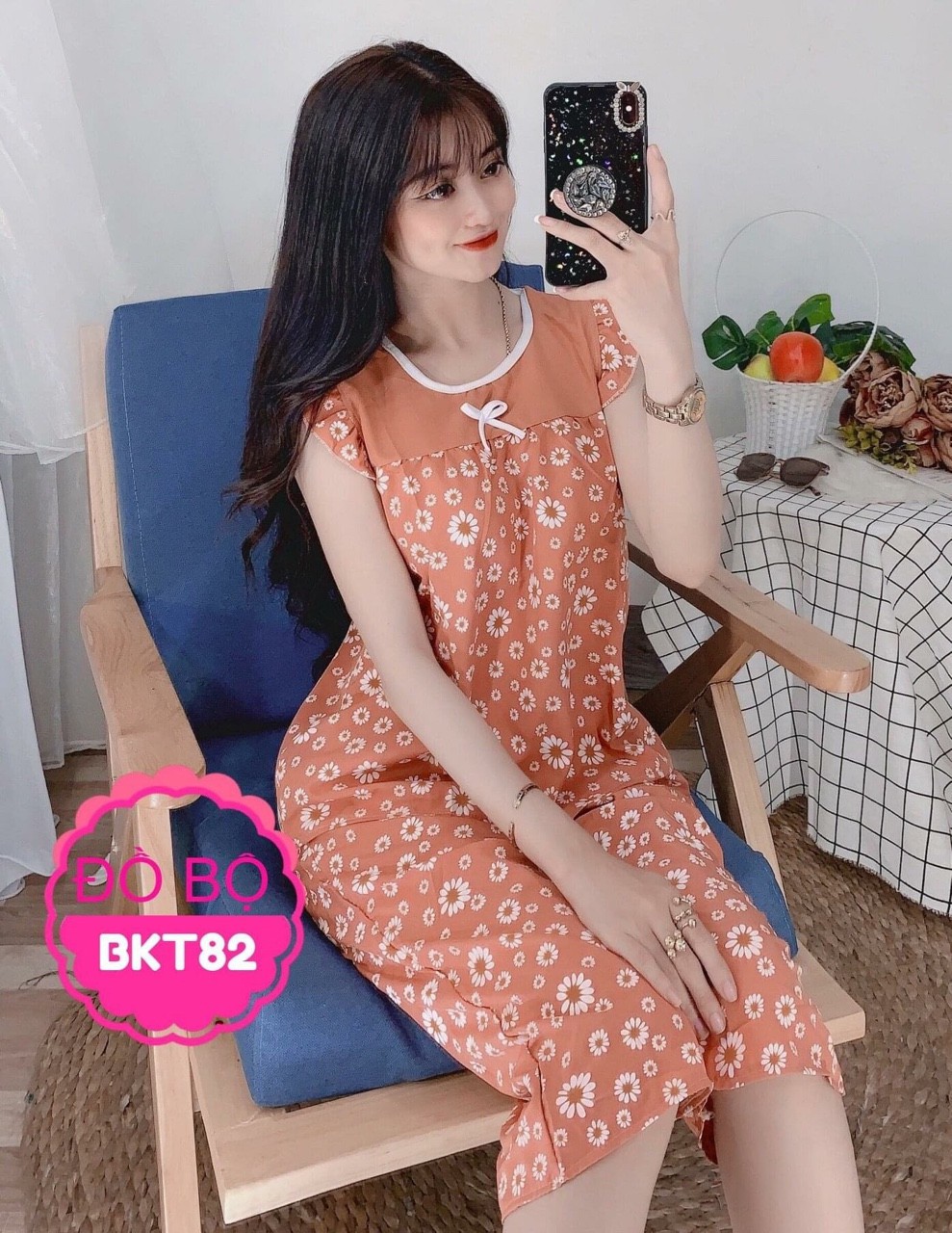 SET BỘ LỬNG KATE LỤA MỀM MỊN HOẠ TIẾT SIÊU XINH FREESIZE DƯỚI 56KG | BigBuy360 - bigbuy360.vn