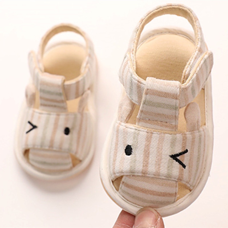 Giày Vải Cotton Đế Mềm Chống Trượt Thời Trang Mùa Hè Dành Cho Bé Sơ Sinh