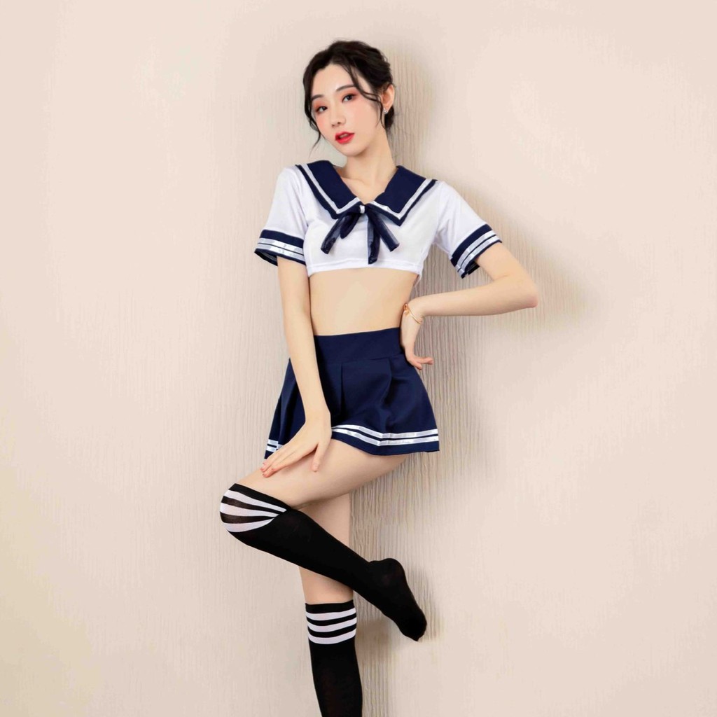 Set đồ ngủ cosplay nữ sinh gợi cảm Sherry Store S064 | BigBuy360 - bigbuy360.vn