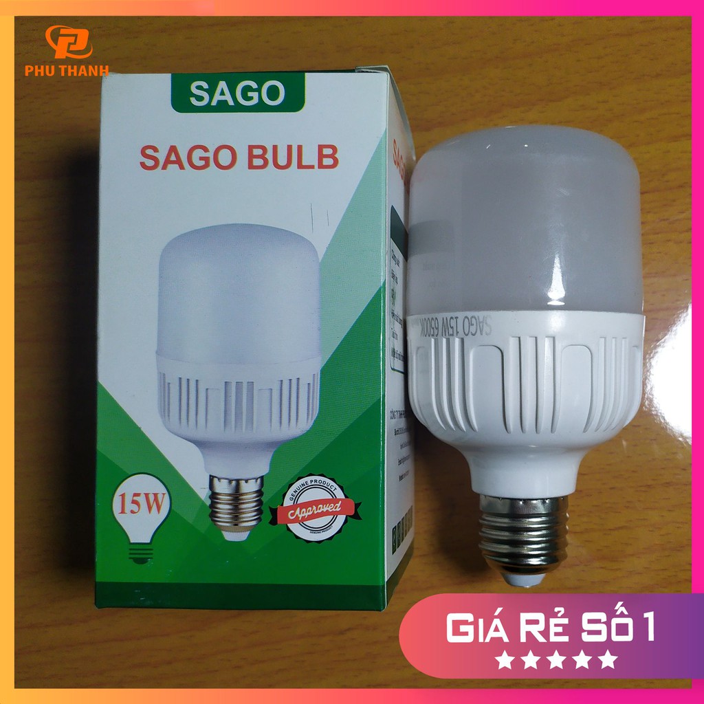 7 Đèn LED Bulb 15w Ánh Sáng Trắng