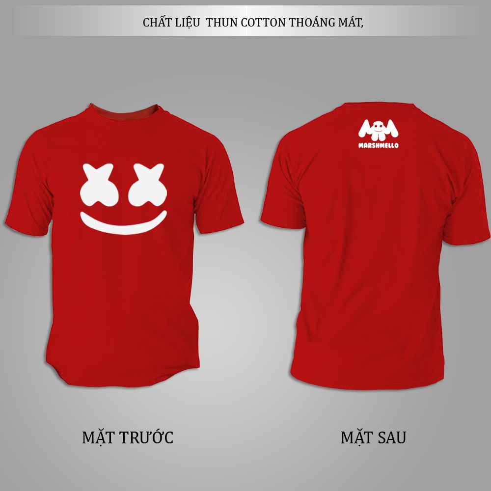 ÁO THUN NAM Marshmelloo TAY NGẮN CỔ TRÒN FORM RỘNG