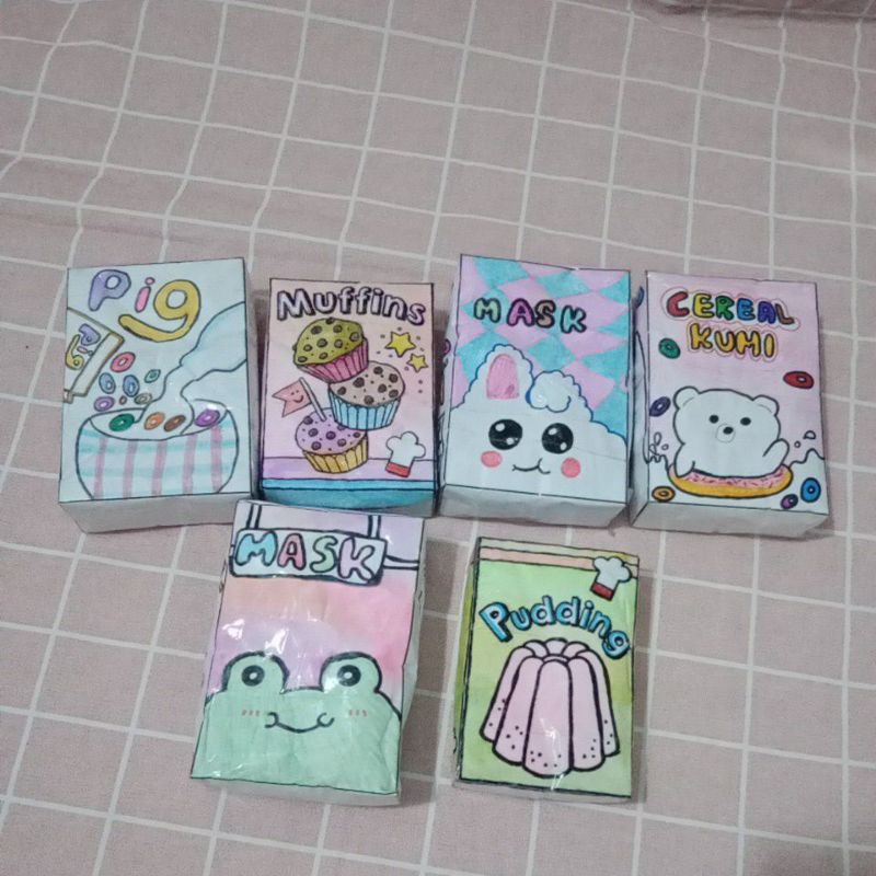 squishy giấy thập cẩm