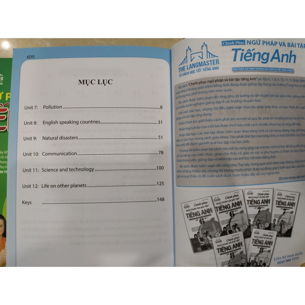 Sách - Chinh phục ngữ pháp và bài tập tiếng anh lớp 8 tập 1,2 | BigBuy360 - bigbuy360.vn