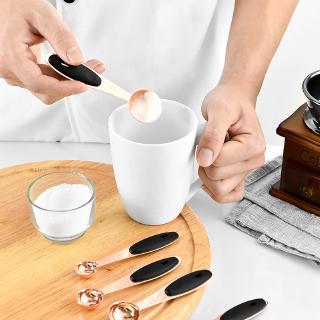 Bộ Muỗng Đo Lường Làm Bánh Bằng Thép Không Gỉ Tiện Dụng