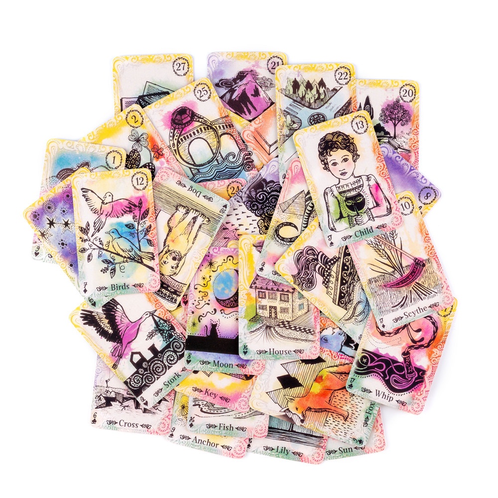Bộ Bài Watercolour Lenormand T17